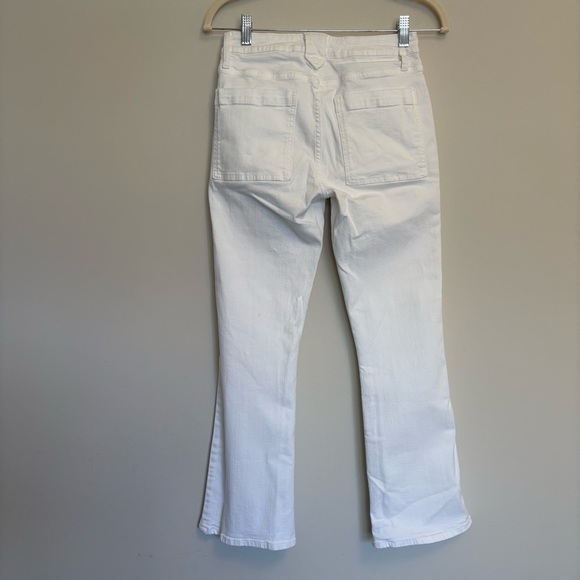 Frame Denim Le Crop Mini Boot Jeans in Blanc size 26 - Picture 3 of 13